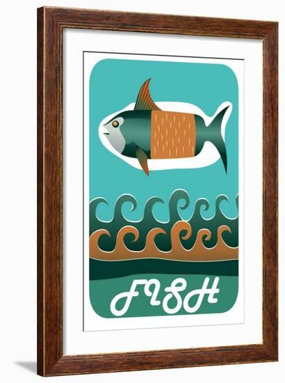 Fish-OddMary-Framed Art Print