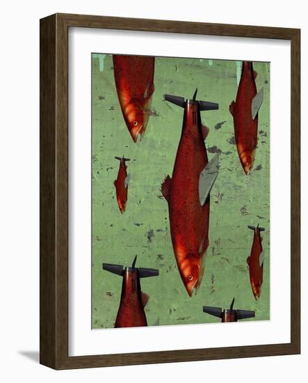 Fish-Anthony Freda-Framed Giclee Print