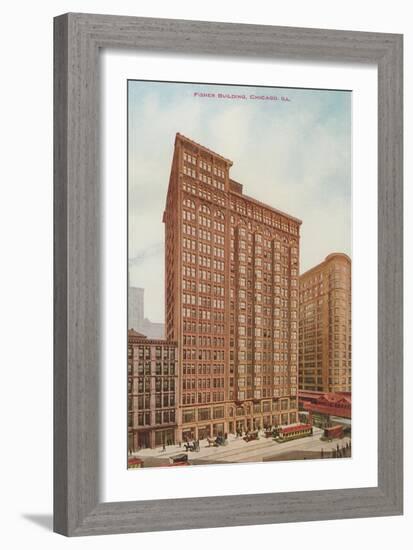 Fisher Building, Chicago-null-Framed Art Print