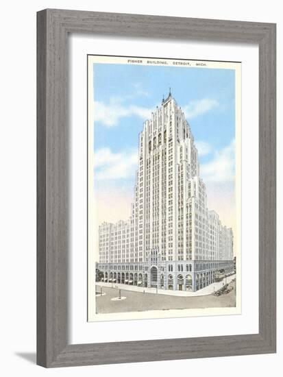 Fisher Building, Detroit, Michigan-null-Framed Art Print