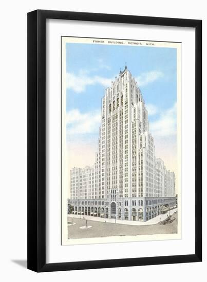 Fisher Building, Detroit, Michigan-null-Framed Art Print