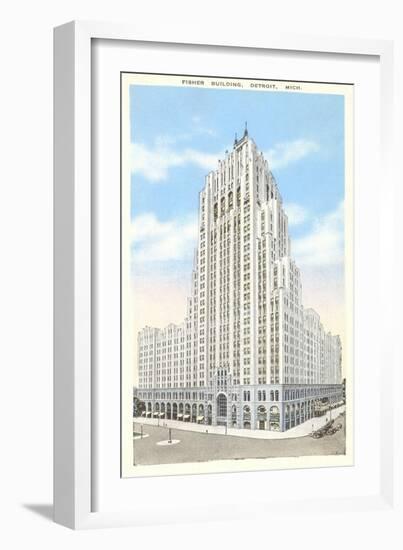 Fisher Building, Detroit, Michigan-null-Framed Art Print