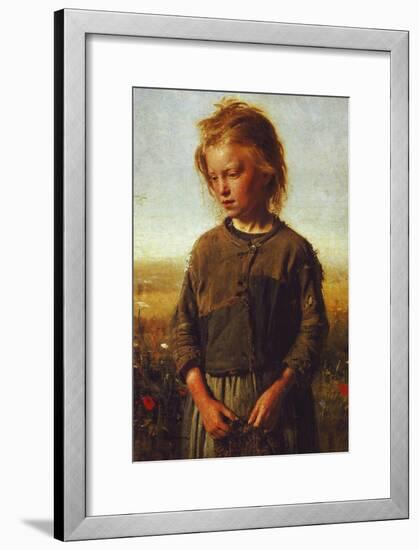 Fisher Girl, 1874-Ilya Efimovich Repin-Framed Giclee Print