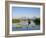 Fisherman, Agua and Pacaya Volcanoes in the Background, Monterrico, Pacific Coast, Guatemala-Michele Falzone-Framed Photographic Print