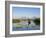 Fisherman, Agua and Pacaya Volcanoes in the Background, Monterrico, Pacific Coast, Guatemala-Michele Falzone-Framed Photographic Print