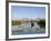 Fisherman, Agua and Pacaya Volcanoes in the Background, Monterrico, Pacific Coast, Guatemala-Michele Falzone-Framed Photographic Print