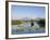 Fisherman, Agua and Pacaya Volcanoes in the Background, Monterrico, Pacific Coast, Guatemala-Michele Falzone-Framed Photographic Print