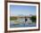 Fisherman, Agua and Pacaya Volcanoes in the Background, Monterrico, Pacific Coast, Guatemala-Michele Falzone-Framed Photographic Print