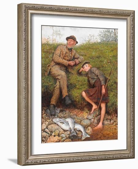 Fisherman and Boy, 1866-Frederick Walker-Framed Giclee Print
