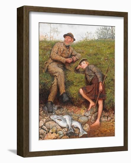 Fisherman and Boy, 1866-Frederick Walker-Framed Giclee Print