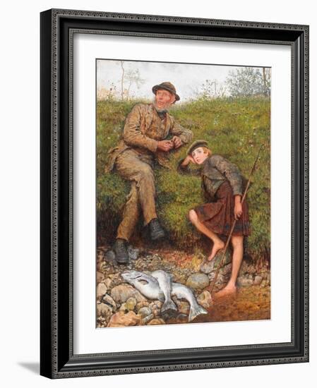 Fisherman and Boy, 1866-Frederick Walker-Framed Giclee Print