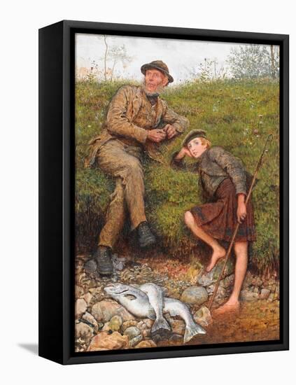 Fisherman and Boy, 1866-Frederick Walker-Framed Premier Image Canvas