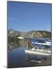 Fisherman and Floatplane, Takahula Lake, Alaska, USA-Hugh Rose-Mounted Photographic Print