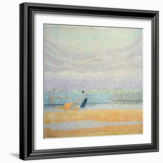 Fisherman Catching Mussels, 1891-Jan Toorop-Framed Giclee Print