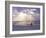 Fisherman Cycling Along the Beach Near Bweju Against Dramatic Sky, Island of Zanzibar, Tanzania-Lee Frost-Framed Photographic Print