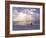 Fisherman Cycling Along the Beach Near Bweju Against Dramatic Sky, Island of Zanzibar, Tanzania-Lee Frost-Framed Photographic Print