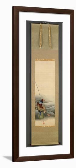 Fisherman, Edo Period, 1849-Katsushika Hokusai-Framed Giclee Print