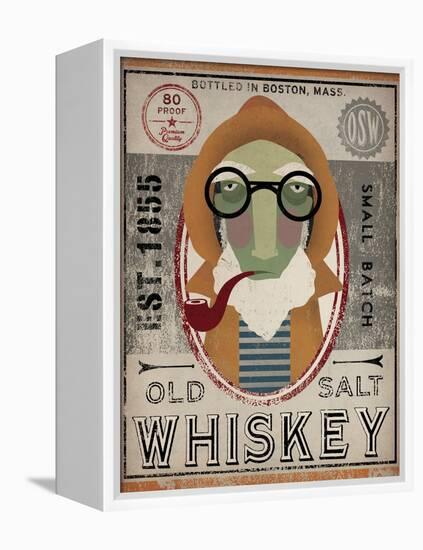 Fisherman II Old Salt Whiskey-Ryan Fowler-Framed Stretched Canvas