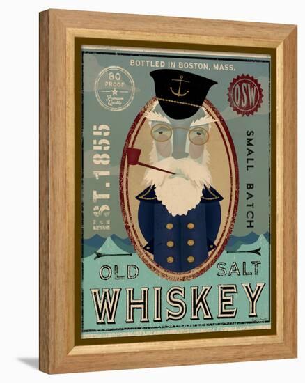 Fisherman III Old Salt Whiskey-Ryan Fowler-Framed Stretched Canvas