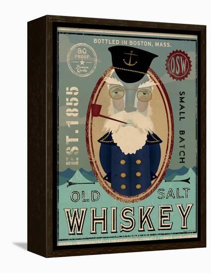 Fisherman III Old Salt Whiskey-Ryan Fowler-Framed Stretched Canvas