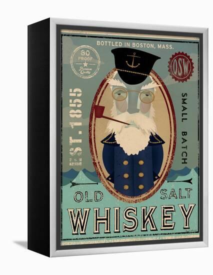 Fisherman III Old Salt Whiskey-Ryan Fowler-Framed Stretched Canvas