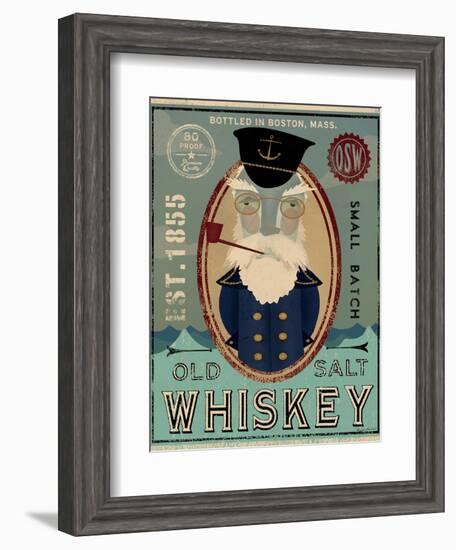 Fisherman III Old Salt Whiskey-Ryan Fowler-Framed Premium Giclee Print