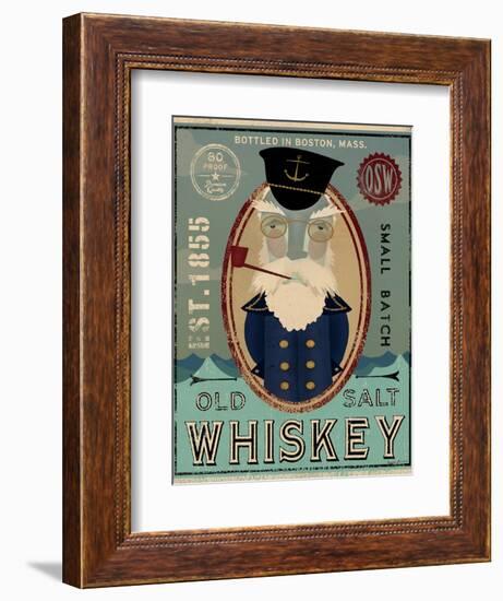 Fisherman III Old Salt Whiskey-Ryan Fowler-Framed Premium Giclee Print