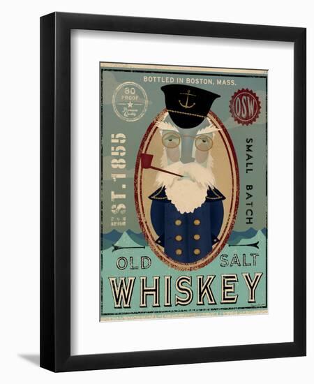 Fisherman III Old Salt Whiskey-Ryan Fowler-Framed Premium Giclee Print