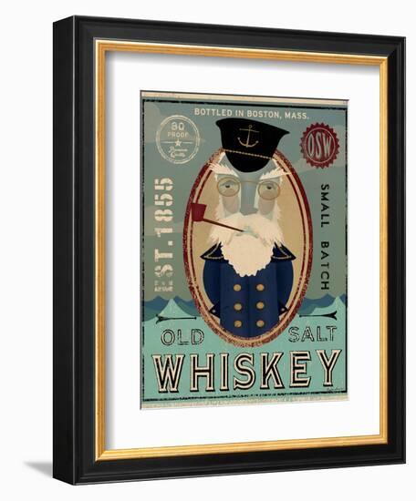 Fisherman III Old Salt Whiskey-Ryan Fowler-Framed Premium Giclee Print