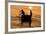 Fisherman Landing the Night Catch. Vietnam, Indochina-Tom Norring-Framed Photographic Print