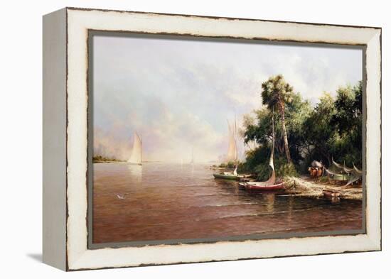 Fisherman Landing-Art Fronckowiak-Framed Stretched Canvas