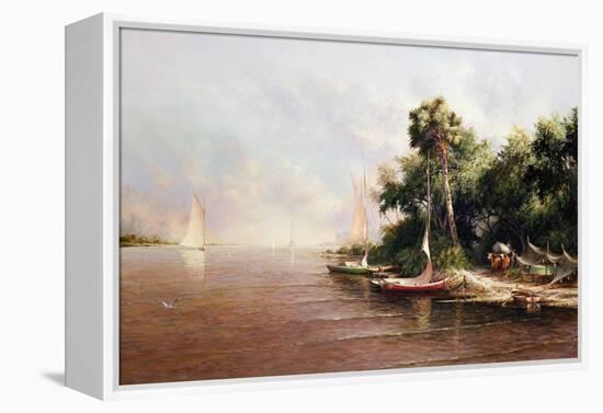 Fisherman Landing-Art Fronckowiak-Framed Stretched Canvas