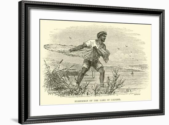 Fisherman of the Lake of Galilee-null-Framed Giclee Print