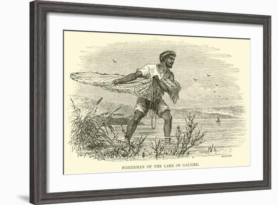 Fisherman of the Lake of Galilee-null-Framed Giclee Print