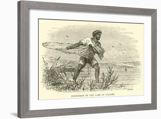 Fisherman of the Lake of Galilee-null-Framed Giclee Print