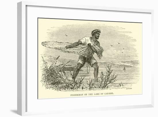 Fisherman of the Lake of Galilee-null-Framed Giclee Print