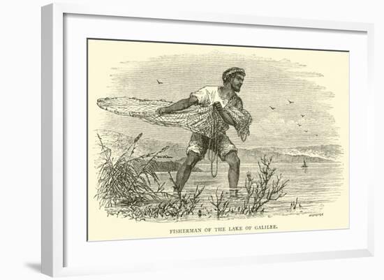 Fisherman of the Lake of Galilee-null-Framed Giclee Print