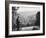 Fisherman on Banks of European Waterway-Pierre Boulat-Framed Photographic Print