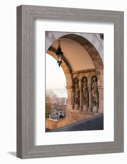 Fisherman's Bastion, Budapest, Hungary, Europe-Ben Pipe-Framed Photographic Print