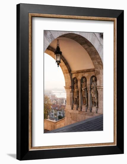 Fisherman's Bastion, Budapest, Hungary, Europe-Ben Pipe-Framed Photographic Print