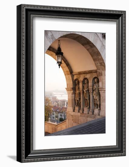 Fisherman's Bastion, Budapest, Hungary, Europe-Ben Pipe-Framed Photographic Print