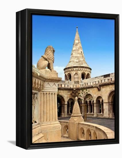 Fisherman's Bastion, Budapest, Hungary-Miva Stock-Framed Premier Image Canvas