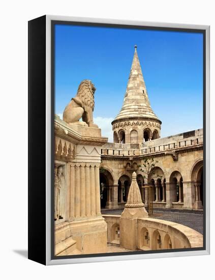 Fisherman's Bastion, Budapest, Hungary-Miva Stock-Framed Premier Image Canvas