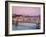 Fisherman's Bastion, the Chain Bridge and River Danube Illuminated at Dawn, Castle Hill, Budapest, -Doug Pearson-Framed Photographic Print