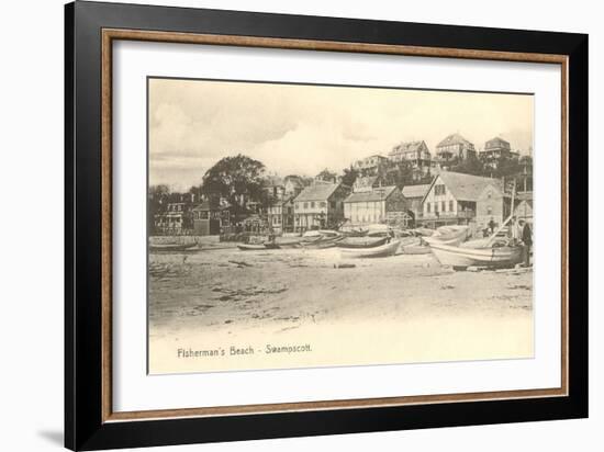 Fisherman's Beach, Swampscott, Mass.-null-Framed Art Print