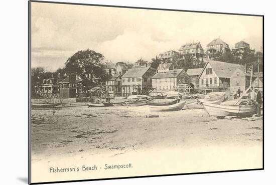 Fisherman's Beach, Swampscott, Mass.-null-Mounted Art Print