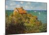 Fisherman's Cottage on the Cliffs at Varengeville-Claude Monet-Mounted Art Print