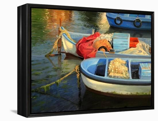 Fisherman'S Etude-kirilstanchev-Framed Stretched Canvas