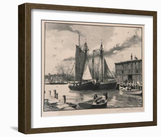 Fisherman's Haven-Gordon Grant-Framed Collectable Print