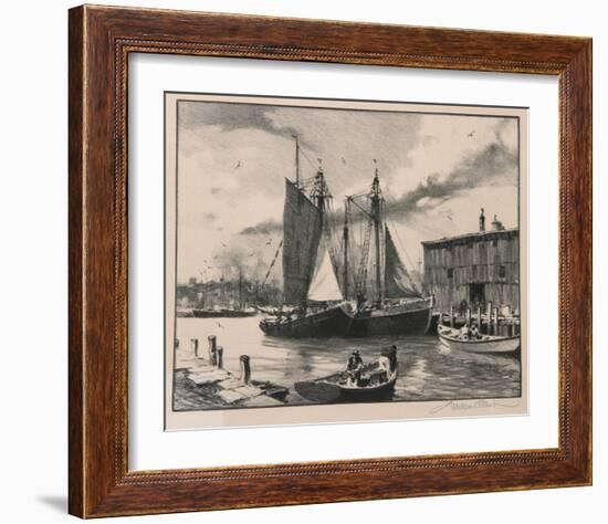 Fisherman's Haven-Gordon Grant-Framed Collectable Print